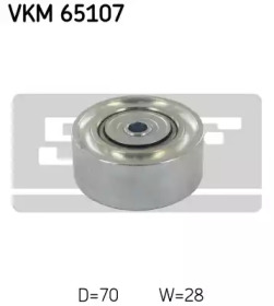 VKM 65107 SKF Ролик модуля натягувача ременя1